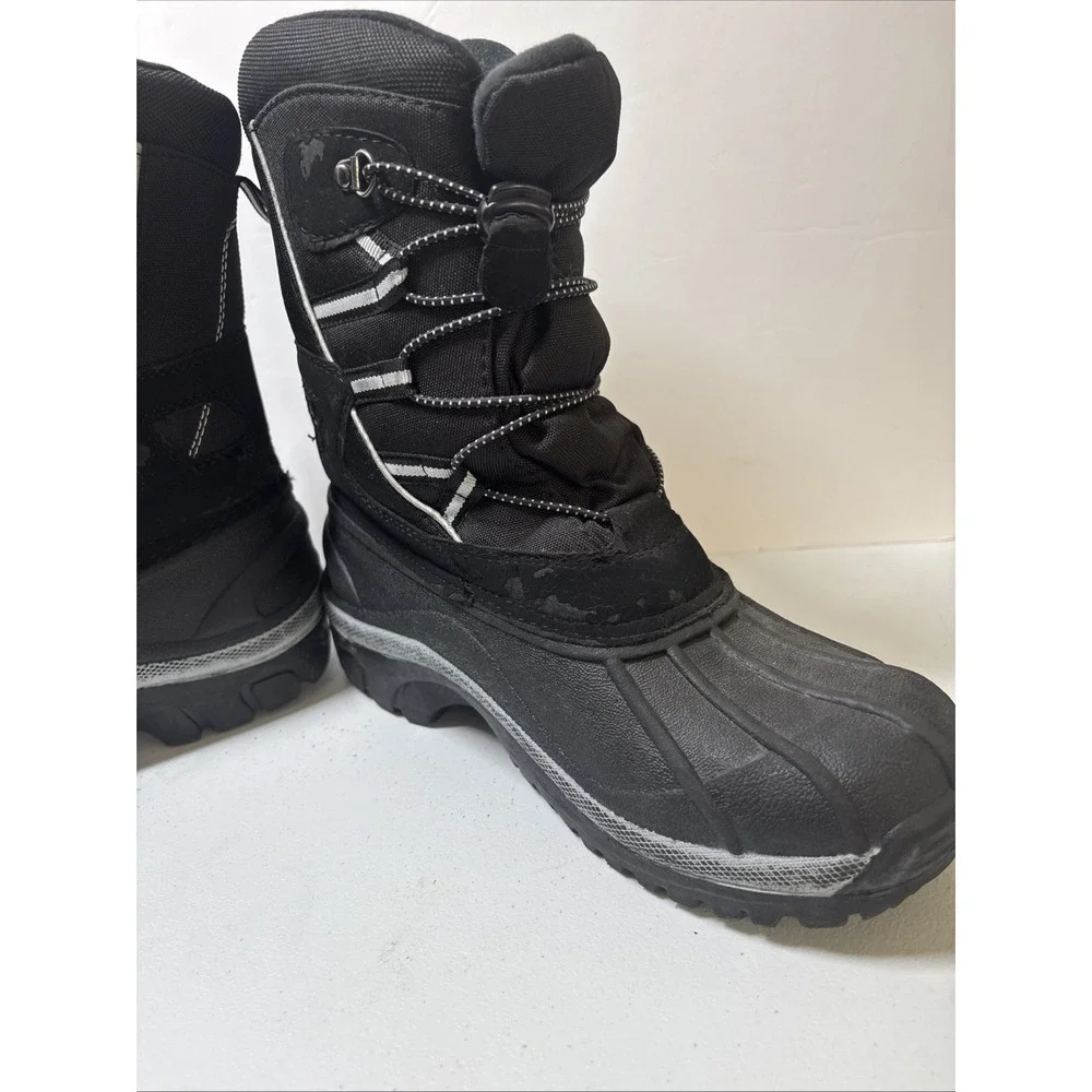 Falls Creek Snow Boots Black 3M Thinsulate Water Resistant Men's Sz 7